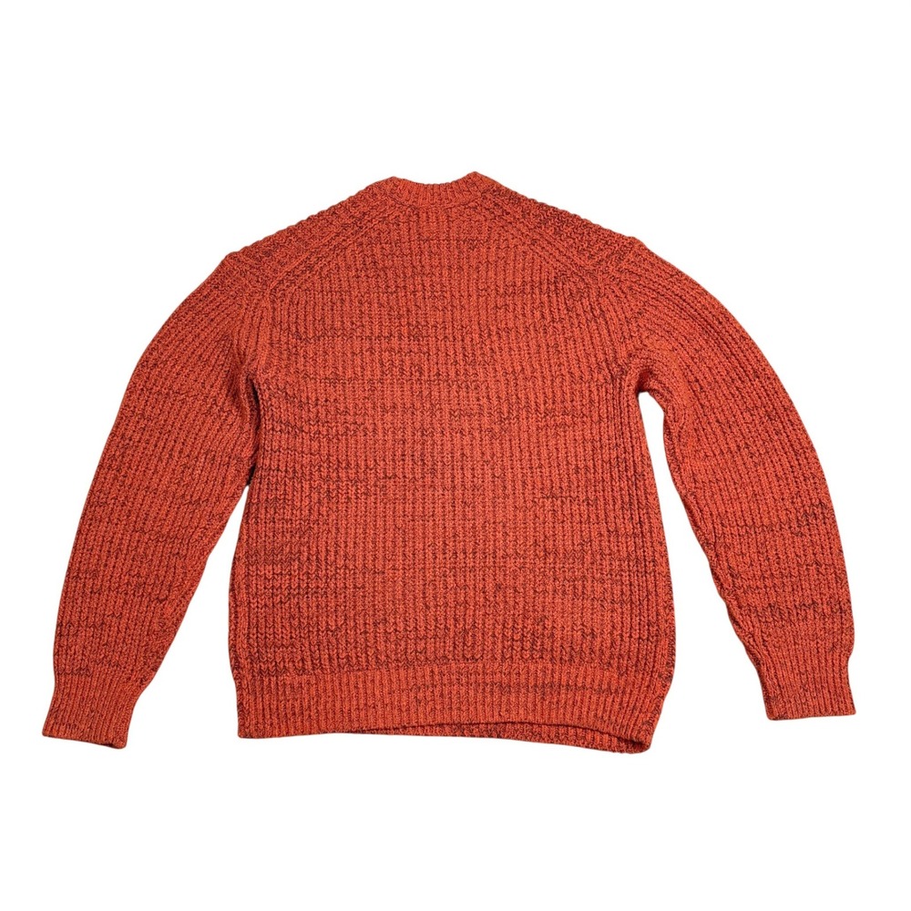 Proenza Schouler White‎ Label Orange Mixed Yarn Chunky Crew Neck Knit Sweater S - Picture 3 of 7